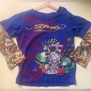 Ed Hardy boys long sleeve tee Sz 9-12mos